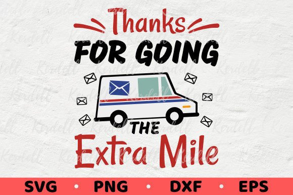 Download Thanks for Going Extra Mile,Mail Truck - Extra Collection