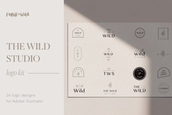 Download Modern Logo Kit for Adobe Illustrator - Logo kit Collection